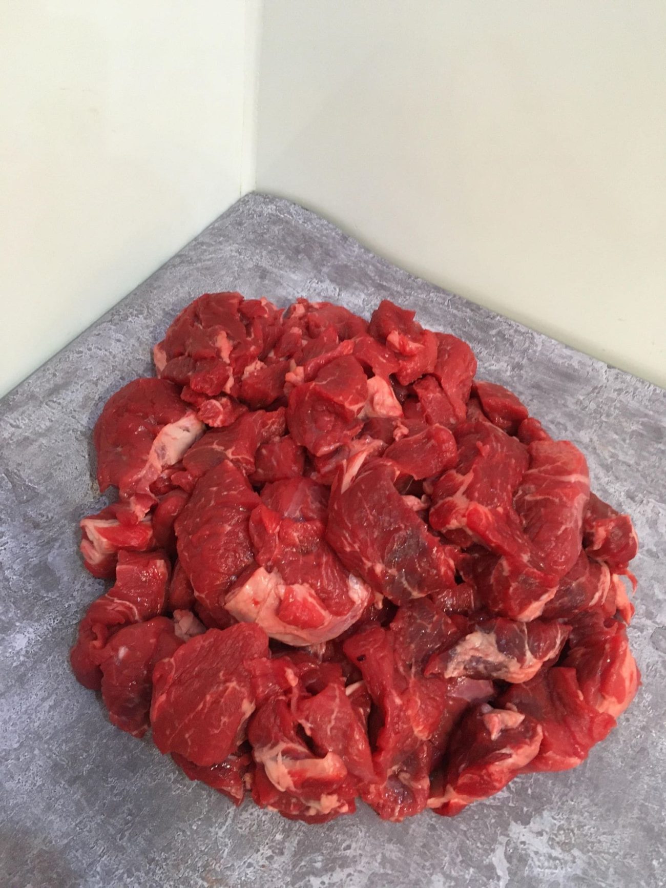 shoulder steak diced