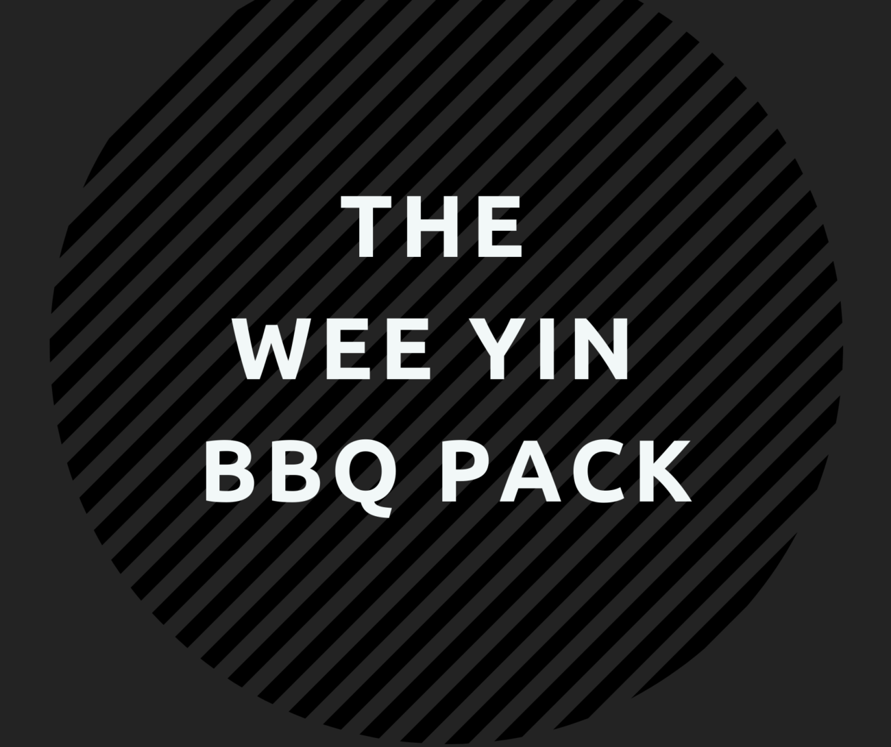 The wee yin bbq pack